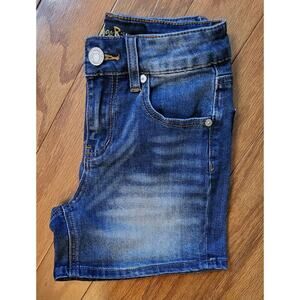 Indigo Rein Womens/Juniors Size 00/22 Distressed Jean Shorts